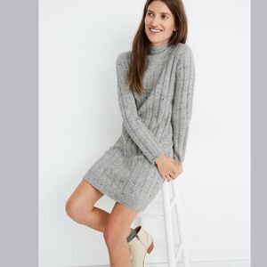 NWT Madewell Donegal Mockneck Sweater Dress XS